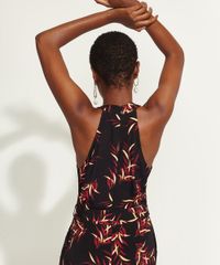 Macacao-Feminino-DVF-Halter-Neck-Estampado-Folhas-com-Faixa-para-Amarrar-Preto-9954215-Preto_6