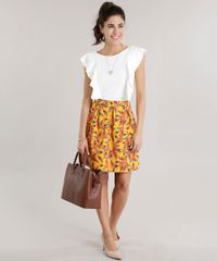 Saia-Evase-com-Pregas-Estampada-Floral-Amarela-8647212-Amarelo_3