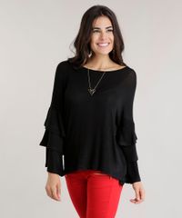 Blusa-Ampla-com-Babados-Preta-8745156-Preto_1