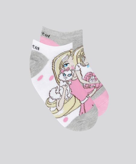 Kit-de-2-Meias-Soquete-Estampadas-Barbie-Multicor-8509631-Multicor_1 Kit-de-2-Meias-Soquete-Estampadas-Barbie-Multicor-8509631-Multicor_1
