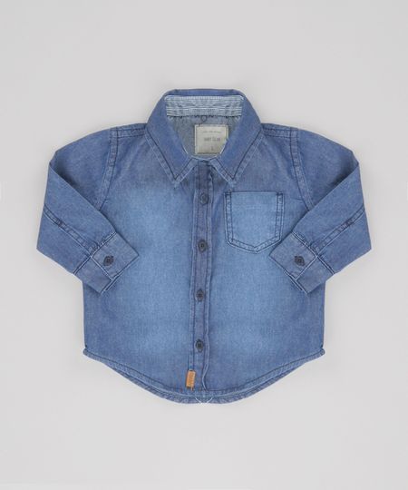 Camisa-Jeans-Azul-Escuro-8731200-Azul_Escuro_1 Camisa-Jeans-Azul-Escuro-8731200-Azul_Escuro_1