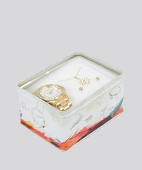 Kit-de-Relogio-Analogico-Condor-Feminino---Colar---Brinco---CO2036CH-K4K-Dourado-8143740-Dourado_1