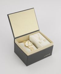 Kit-de-Relogio-Analogico-Lince-Feminino---Colar---Brinco---LRG4289L-K115C2KX-Dourado-8783225-Dourado_1