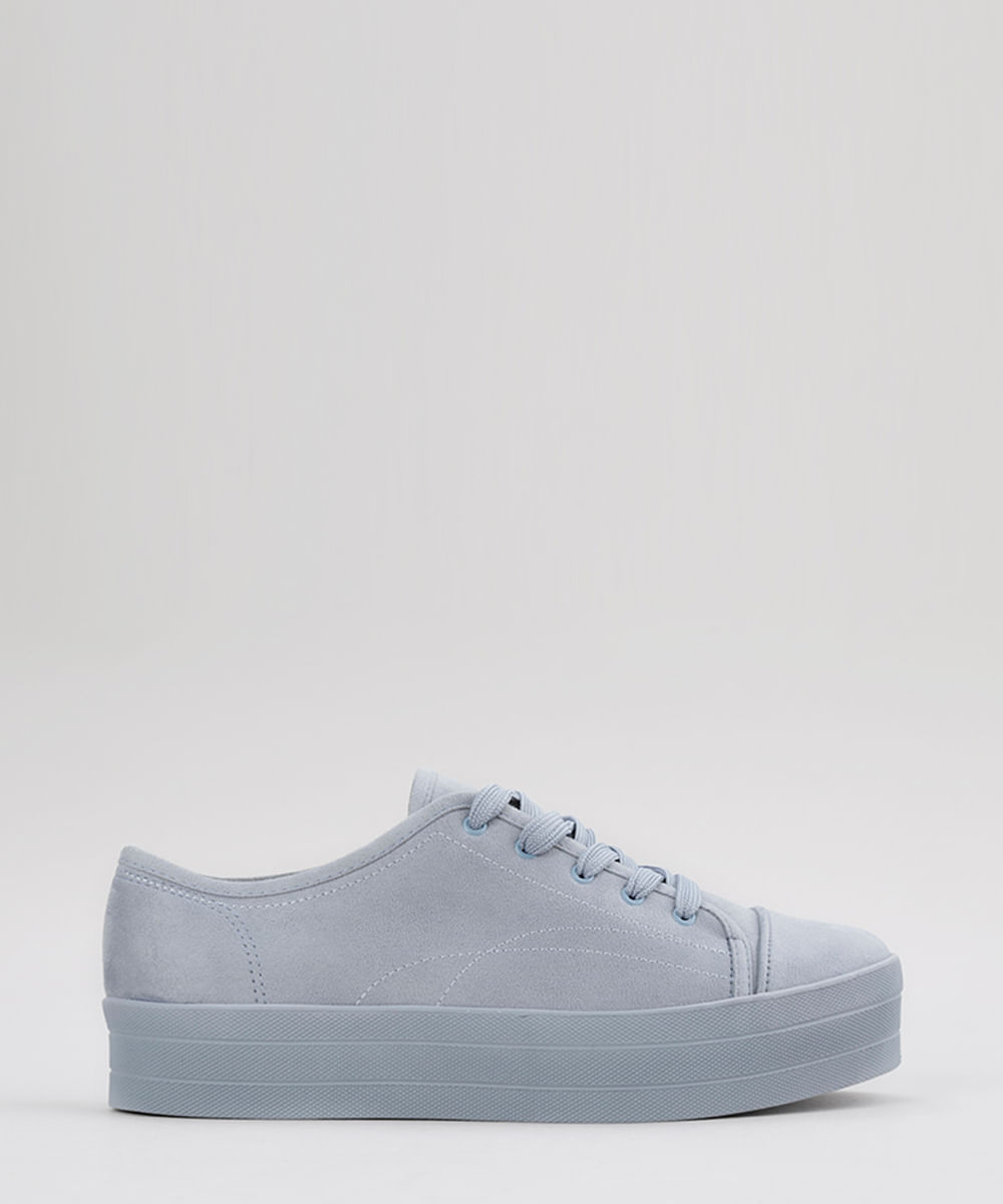 tenis flatform azul