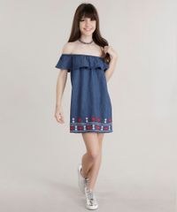 Vestido-Jeans-Ombro-a-Ombro-com-Bordado-Azul-Escuro-8653054-Azul_Escuro_3
