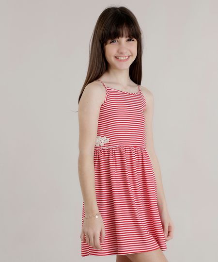 Vestido-Listrado-com-Guipir-Vermelho-8726797-Vermelho_1