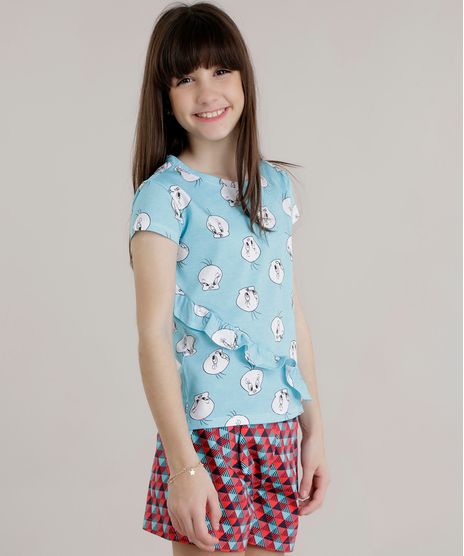 Blusa-Estampada-Piu-Piu-com-Babado-Azul-Claro-8720886-Azul_Claro_1