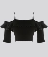 Blusa-Cropped-Ombro-a-Ombro-com-Babados-Preta-8754597-Preto_6