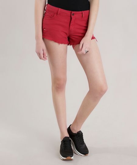 Short-Relaxed-Destroyed-Vermelho-8725898-Vermelho_1