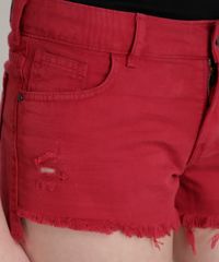 Short-Relaxed-Destroyed-Vermelho-8725898-Vermelho_4