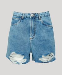 Short-Jeans-Feminino-Mindset-Cintura-Super-Alta-Destroyed-Marmorizado-Azul-Claro-9974067-Azul_Claro_6
