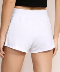 Short-de-Moletom-Feminino-Cintura-Alta-com-Bolsos-Branco-9950161-Branco_2