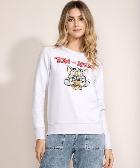 Blusao-de-Moletom-Feminino-Tom-e-Jerry-Decote-Redondo-Off-White-9967622-Off_White_1
