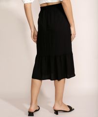 Saia-Feminina-Midi-com-Babado-Preta-9960088-Preto_2