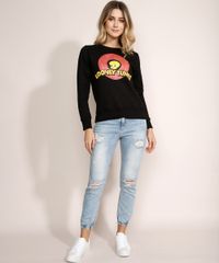 Blusao-de-Moletom-Feminino-Piu-Piu-Decote-Redondo-Preto-9964599-Preto_3