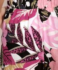 Short-Feminino-Estampado-Folhagem-Cintura-Alta-com-Elastico-Rosa-9959749-Rosa_5