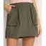 Saia-Feminina-Curta-com-Bolsos-e-Elastico-Verde-Militar-9972550-Verde_Militar_1