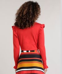 Cardigan-em-Trico-com-Babados-Vermelho-8659520-Vermelho_2