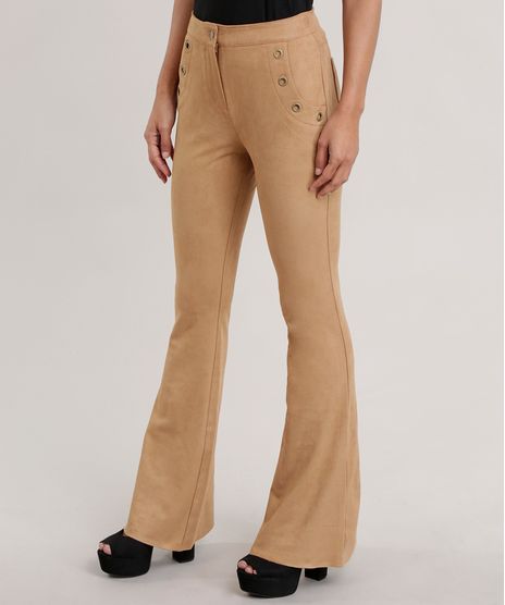 Calca-Flare-em-Suede-Kaki-8660196-Kaki_1