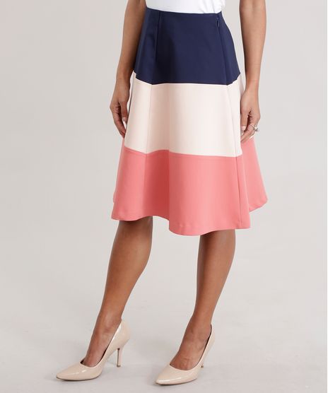 Saia-Midi-Evase-com-Recortes-Rosa-Escuro-8650095-Rosa_Escuro_1