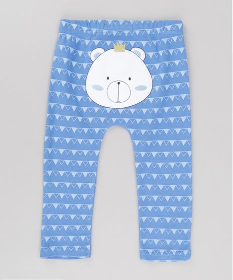Calca-Estampada-Urso-em-Algodao---Sustentavel-Azul-8661647-Azul_1