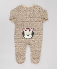 Macacao-Estampado-Animal-Print-em-Algodao---Sustentavel-Bege-8648507-Bege_2