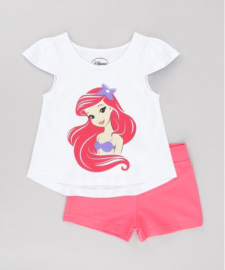 Conjunto-Arie-de-Blusa-Branca---Short-em-Moletom-Rosa-Escuro-8722748-Rosa_Escuro_1