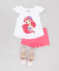 Conjunto-Arie-de-Blusa-Branca---Short-em-Moletom-Rosa-Escuro-8722748-Rosa_Escuro_3