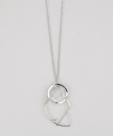 Colar-Longo-com-Pingentes-Geometricos-Prateado-8638703-Prateado_1