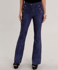 Calca-Flare-em-Suede-Azul-Marinho-8660187-Azul_Marinho_1
