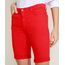 Bermuda-de-Sarja-Feminina-Ciclista-Cintura-Media-Barra-Dobrada-Vermelha-9968127-Vermelho_1