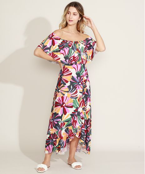 Vestido-Feminino-Longo-Ciganinha-Estampado-Floral-Manga-Curta-Azul-Claro-9960239-Azul_Claro_1