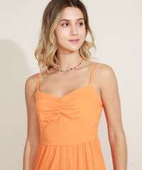 Vestido-Feminino-Longo-com-Recortes-Alca-Fina-Laranja-Claro-9972535-Laranja_Claro_5