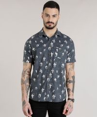 Camisa-Estampada-de-Tritoes-Chumbo-8623572-Chumbo_1