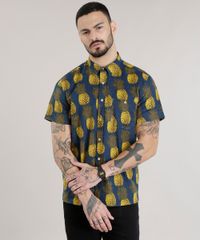 Camisa-Estampada-de-Abacaxis-Azul-Marinho-8710864-Azul_Marinho_1