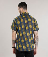 Camisa-Estampada-de-Abacaxis-Azul-Marinho-8710864-Azul_Marinho_2