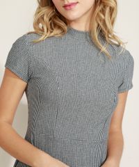 Vestido-Feminino-Estampado-Vichy-Manga-Curta-Gola-Alta-Preto-9960847-Preto_4