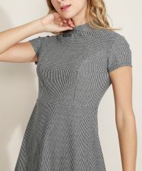 Vestido-Feminino-Estampado-Vichy-Manga-Curta-Gola-Alta-Preto-9960847-Preto_5