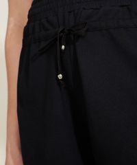 Short-Feminino-em-Moletinho-Esportivo-Ace-Cintura-Alta-com-Cadarco-Preto-9965620-Preto_4