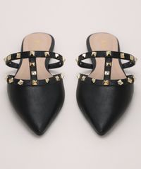 Mule-Feminino-Via-Uno-Bico-Fino-com-Tiras-e-Tachas-Preto-9971498-Preto_5