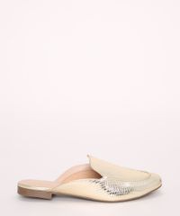 Mule-Feminino-Via-Uno-Bico-Redondo-Metalizado-Texturizado-Cobra-Dourado-9970841-Dourado_2