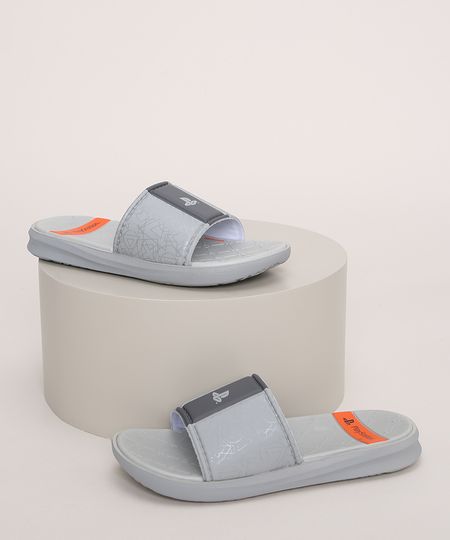 Chinelo-Slide-Infantil-PlayStation-Cinza-9970718-Cinza_1 Chinelo-Slide-Infantil-PlayStation-Cinza-9970718-Cinza_1