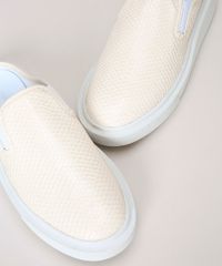 Tenis-Slip-On-Mule-Feminino-Oneself-Flatform-Texturizado-Cobra-Off-White-9839202-Off_White_3