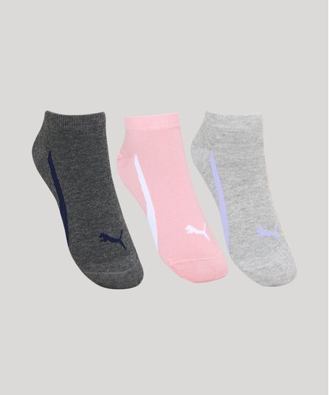 Kit-de-3-Meias-Femininas-Cano-Baixo-Puma-Multicor-9968033-Multicor_1