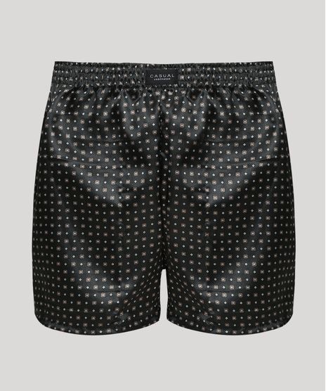 Samba-Cancao-Masculina-Acetinada-Estampada-Mini-Print-Geometrica-Preta-9973700-Preto_1