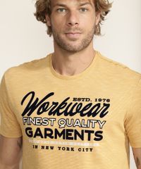 Camiseta-Masculina-Flame---Finest-quality--Manga-Curta-Gola-Careca-Mostarda-9960333-Mostarda_4