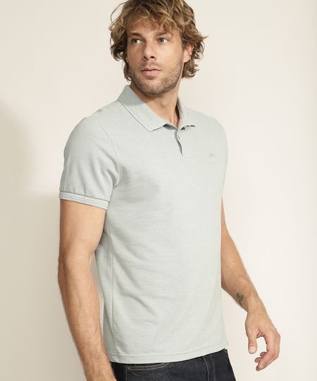 Polo-Masculina-Basica-Comfort-em-Piquet-Manga-Curta--Cinza-Claro-9874808-Cinza_Claro_1