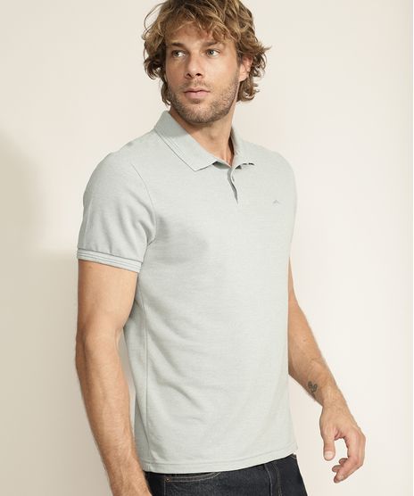 Polo-Masculina-Basica-Comfort-em-Piquet-Manga-Curta--Cinza-Claro-9874808-Cinza_Claro_1