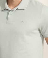 Polo-Masculina-Basica-Comfort-em-Piquet-Manga-Curta--Cinza-Claro-9874808-Cinza_Claro_4