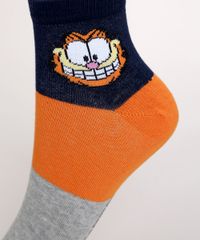 Kit-de-2-Meias-Femininas-Cano-Medio-Garfield-Estampadas-Multicor-9961827-Multicor_4